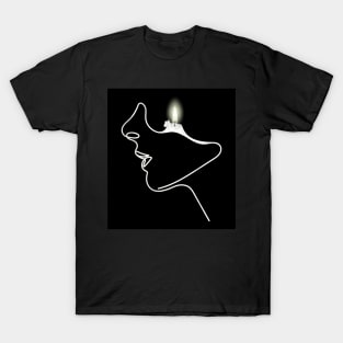 You Lightened My Darkness, Then You Left. I Wish You Were Here To See Me Shining T-Shirt